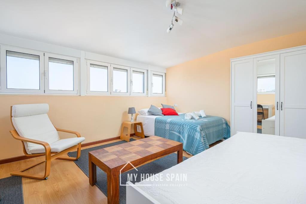 Myhousespain - Atico Con Gran Terraza En Хихон Экстерьер фото